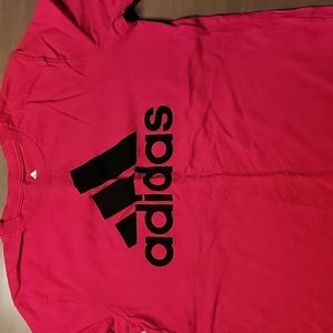 Adidas red t-shirt youth medium